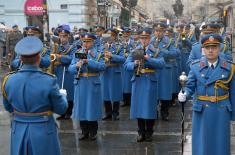 Počasna artiljerijska paljba i promenadni defilei povodom Dana državnosti