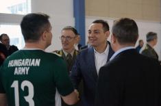 Sports meeting between senior officers of the Serbian Armed Forces and the Hungarian Defence Forces