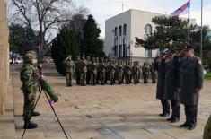 Wreaths Laid to Mark Military Veterans’ Day