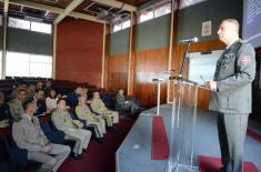 Students of Algerian Armed Forces Advanced Warfighting School visit Defence University