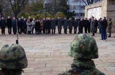 Wreaths Laid to Mark Military Veterans’ Day