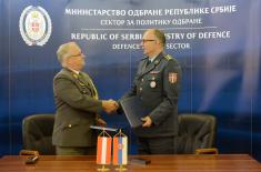 Signing Programme for Bilateral Military Cooperation with Austria