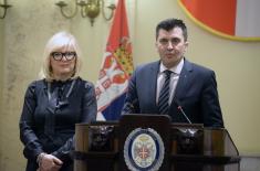 Donacija Direktorata civilnog vazduhoplovstva Srbije Ministarstvu odbrane