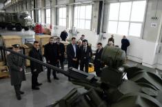 Defence Minister visits Complex Combat Systems in Velika Plana