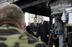 Defence Minister visits Complex Combat Systems in Velika Plana