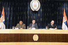 Press conference of Defence Minister