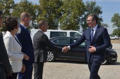 President Vučić lays foundation stone of new vaccine factory