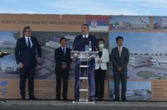 President Vučić lays foundation stone of new vaccine factory