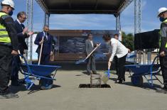 President Vučić lays foundation stone of new vaccine factory