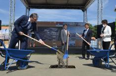 President Vučić lays foundation stone of new vaccine factory