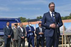 President Vučić lays foundation stone of new vaccine factory