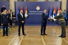 Decorations Presented to Members of the Ministry of Defence and Serbian Armed Forces