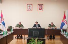 Министар Гашић обишао Команду Ратног ваздухопловства и ПВО