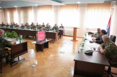 Министар Гашић обишао Команду Ратног ваздухопловства и ПВО