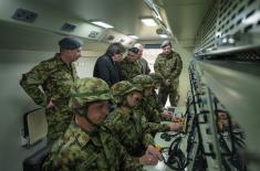Министар Гашић обишао припаднике Војске Србије ангажоване у стално задејствованим снагама