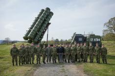 Министар Гашић обишао припаднике Војске Србије ангажоване у стално задејствованим снагама