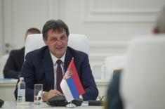Minister Gašić meets with Minister Zhaksylykov in Astana