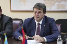 Sastanak ministra Gašića sa ministrom industrije i građevine Šarlapaevim u Astani