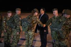 Министар Гашић дочекао припаднике Војске Србије из Либана 