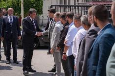 Oбилазак фабрика Одбрамбене индустрије Србије у Крагујевцу 