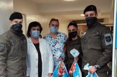 Traditional New Year humanitarian action by members of “Kobre”