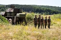 Minister Vučević attends PASARS firing demonstration at Pasuljanske Livade range