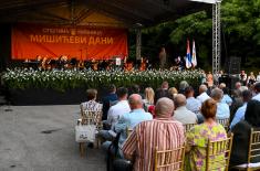 Minister Vučević at ceremony to honour Field Marshal Živojin Mišić