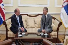 Tête-à-tête between Minister Stefanović and Secretary of State for Defence Wallace