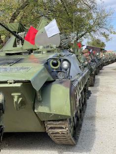 Minister of Defence Stefanović and Chief of General Staff, General Mojsilović, visit units on alert