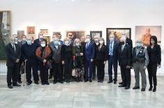 Minister Stefanović with descendants of Serbian First World War warriors