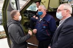 Minister Stefanović visits “Prva Petoletka“ company