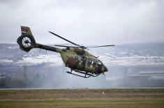 Demonstration of capabilities of part of AF and AD helicopter units and 63rd Parachute Brigade