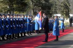 President Vučić Arrived in “Topčider” Barracks