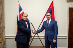 Minister Stefanović Meets Secretary of State for Defence Wallace in London 