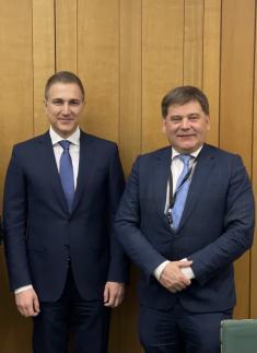 Minister Stefanović with Chairs of Defence Committee and Group for Serbia in British Parliament