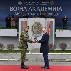 Министар Стефановић на промоцији резервних официра генерације „Септембар 2021” 