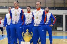 Војна репрезентација Србије победник „13. CISM Футсал куп за мир“