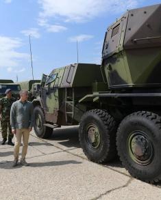 Minister Stefanović visits Kraljevo-based artillery units equipped with modernized assets 