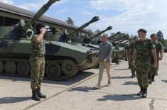 Minister Stefanović visits Kraljevo-based artillery units equipped with modernized assets 