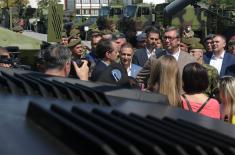 President Vučić: We will continue to strengthen armed forces and defence industry