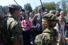 President Vučić: We will continue to strengthen armed forces and defence industry