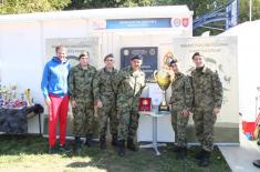 Members of Ministry of Defence and Serbian Armed Forces at 11th International Sports Fair