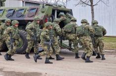 Minister Vučević and General Mojsilović visit 3rd Army Brigade units in Kuršumlija