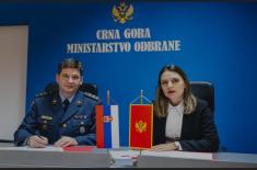 Potpisan plan bilateralne vojne saradnje sa Crnom Gorom