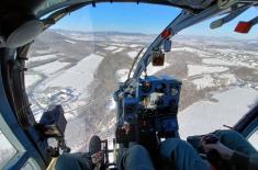 Helicopter Flight Training in 98th Air Brigade