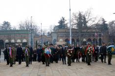 Delegation of the Ministry of Defense and the Serbian Armed Forces laid wreaths on the occasion of the Defenders of Fatherland Day