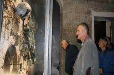 Families of Warriors Fallen in NATO Aggression and Veterans from Montenegro Visited Exhibition “Defence 78”