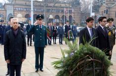 Delegation of the Ministry of Defense and the Serbian Armed Forces laid wreaths on the occasion of the Defenders of Fatherland Day