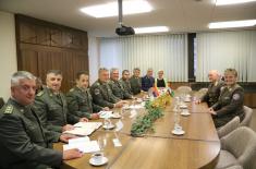 Head of the Hungarian Medical Services visiting our Military Health Department