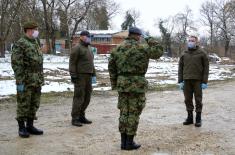 Minister Vulin: Training in the Serbian Armed Forces is not postponed due to a state of emergency and additional tasks